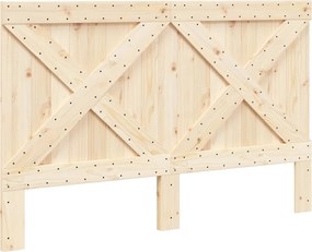 vidaXL Κεφαλάρι 160 x 104 εκ. από Μασίφ Ξύλο Πεύκου