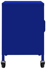 vidaXL Ντουλάπι Αποθήκευσης Ναυτικό Μπλε 60 x 35 x 56 εκ. από Ατσάλι