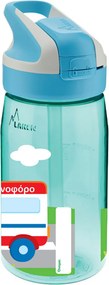 Παγούρι 450ml Με Καλαμάκι Laken Οχήματα