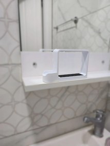 Stewehome Πλαστική βάση οδοντόβουρτσας και οδοντόκρεμας σετ 4 τεμαχίων Λευκό