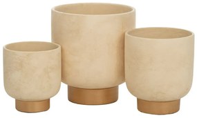 Κασπώ Πήλινο (Σετ 3Τμχ) 88052 Beige Πηλός