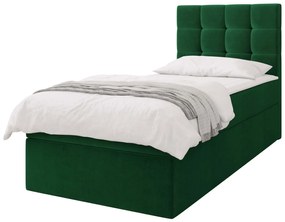 Επενδυμένο κρεβάτι Cineplex-Prasino-80 x 200