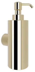 Ντισπένσερ Μεταλλικό Επιτοίχιο 220ml W60xD75xH190mm Light Gold Gloss PVD Verdi 3011052