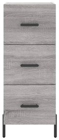 vidaXL Ντουλάπι Γκρι Sonoma 34,5x34x90 εκ. από Επεξεργασμένο Ξύλο