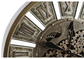 Ρολόι Τοίχου DKD Home Decor Γρανάζι Χρυσό Σίδερο 72 x 8,5 x 72 cm