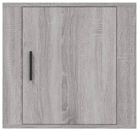 vidaXL Κομοδίνα Επιτοίχια 2 τεμ. Γκρι Sonoma 50x30x47 εκ.
