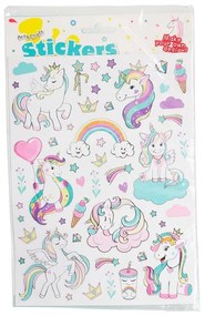 Αυτοκόλλητα &#039;Unicorn&#039; , 2 σελίδες με 98 σχέδια. 17x23εκ  τμχ.