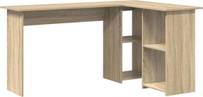 vidaXL Γραφείο Δρύς Sonoma Επεξεργασμένο Ξύλο 142 x 102 x 73 εκ