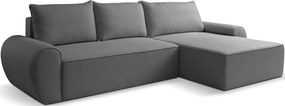Γωνιακός Καναπές Morka-Ανθρακί