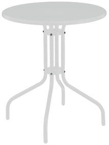 Τραπέζι Vergo λευκό μέταλλο Φ60x70εκ 60x60x70 εκ.