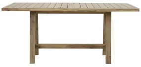 Τραπέζι Malibu pakoworld μασίφ ξύλο ακακίας 170x90x75.5εκ
