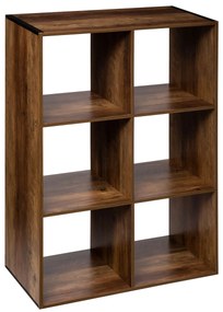 Βιβλιοθήκη Δαπέδου 6 Θέσεων (67.6x32x100.5) F-V Mix N' Modul Brown 167864