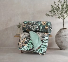 Stewehome Πάπλωμα διπλό από βελούδο Μπλε 195x215 cm