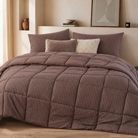 Πάπλωμα Υπέρδιπλο (240x220) 2 Όψεων Nef-Nef Homeware Chroma Coffee