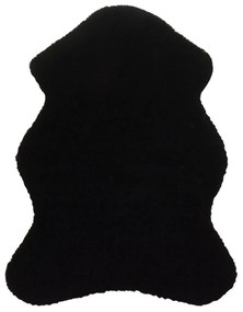 Γούνινο Χαλί Διαδρόμου (90x125) New Plan Puffy FC9 Black