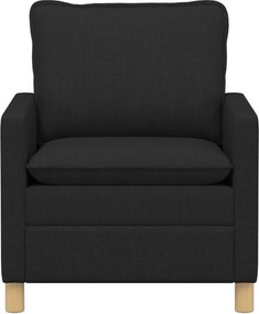 vidaXL Καναπές Μαύρο 76 x 81 x 87,5 εκ Ύφασμα
