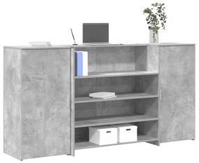 vidaXL Γραφείο υποδοχής 200x50x103,5 εκ. Επεξεργασμένο Ξύλο