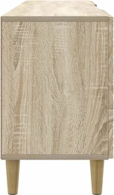 vidaXL Ντουλάπι TV 99 x 34,5 x 50 εκ. Sonoma Δρυς Επεξεργασμένο Ξύλο