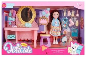 Σετ κούκλα με αξεσουάρ ομορφιάς - 862-15 - 917353