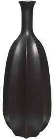 Βάζο 06-00-94722 Φ34x100cm Black Marhome Υαλοβάμβακας