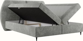 Επενδυμένο κρεβάτι Madryt-180 x 200-Καφέ