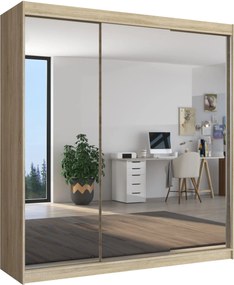 Ντουλάπα Poros 200 συρόμενη-Fusiko