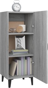 vidaXL Ντουλάπι Γκρι Sonoma 34,5x34x90 εκ. από Επεξεργασμένο Ξύλο
