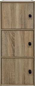 Ντουλάπα-στήλη Wirdia pakoworld sonoma 30.5x24x71.5εκ