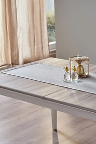 Stewehome Τραβέρσα από πολυεστέρα για τραπέζι Γκρι 150x45 cm