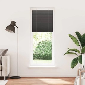 vidaXL Πλισέ Στόρι Μαύρο 75x200 εκ. Πλάτος Υφάσματος 74,4 εκ. Πολυεστέρας