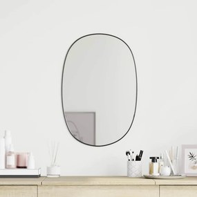 vidaXL Καθρέφτης Τοίχου Μαύρος 60x40 εκ.