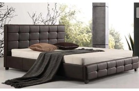 Κρεβάτι Fidel Brown E8053,2 215X168X107 cm Διπλό Τεχνόδερμα