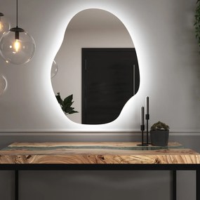 Οργανικός καθρέφτης LED με φωτισμό A37 91×120