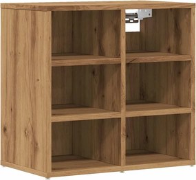 vidaXL Ντουλάπι παπουτσιών Δρυς τεχνίτης 52x30x50 cm