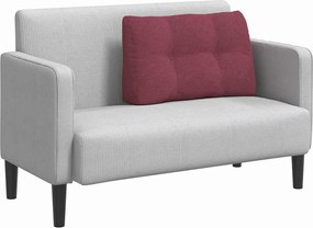 vidaXL Μαξιλάρι Πλάτης Κόκκινο 80 x 24 x 50 εκ ύφασμα