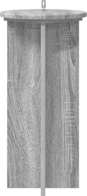 vidaXL Βάση φυτών 2 τεμ. Γκρι Sonoma 29,5 x 29,5 x 60 εκ.