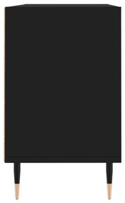vidaXL Έπιπλο Τηλεόρασης Μαύρο 103,5x30x50 εκ. από Επεξεργασμένο Ξύλο
