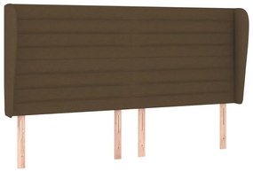 ΚΡΕΒΑΤΙ BOXSPRING ΜΕ ΣΤΡΩΜΑ ΣΚΟΥΡΟ ΚΑΦΕ 160X200 ΕΚ ΥΦΑΣΜΑΤΙΝΟ 3128056