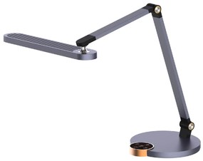 ΦΩΤΙΣΤΙΚΟ ΓΡΑΦΕΙΟΥ LED BLAIN PRO HM4454.07 ΓΚΡΙ ΒΑΣΗ ABS &amp; ΑΛΟΥΜΙΝΙΟ 51,8x40Υεκ.