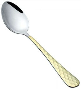 Κουτάλι Φαγητού A-181 01882 20cm Silver-Gold Dinox Stainless Steel
