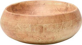 vidaXL Νιπτήρας Οβάλ Καφέ 59 x 40 x 15 εκ. Κεραμικός