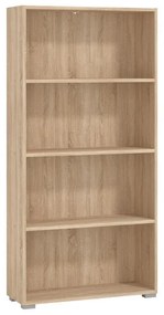 Bookcase Tomar 4 Sonoma 70x24.5x142 cm