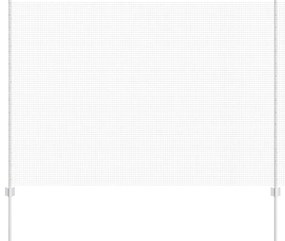 vidaXL Τεντώτο με στήριγμα Ασημί 1,5 x 50 m Ατσάλι