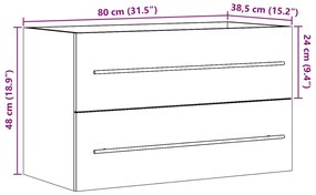 ΝΤΟΥΛΑΠΙ ΝΙΠΤΗΡΑ ΌΨΗ ΠΑΛΑΙΟΥ ΞΥΛΟΥ 80X38,5X48 ΕΚ. ΕΠΕΞ. ΞΥΛΟ 856227