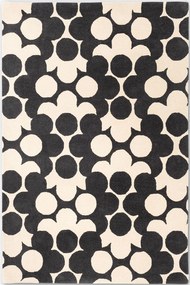 Χαλί Puzzle Flower Slate 060905 Black-Beige Orla Kiely 250X350cm