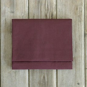 Σεντόνι Unicolors Deep Bordo Nima Ημίδιπλο 180x260cm 100% Βαμβάκι