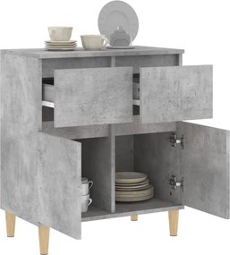 vidaXL Ντουλάπι Γκρι Σκυροδέματος 60x35x70 εκ. Επεξεργασμένο Ξύλο
