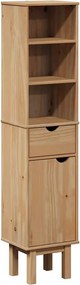 vidaXL Ντουλάπι Μπάνιου OTTA 35x30x159 εκ. Μασίφ Ξύλο Πεύκου