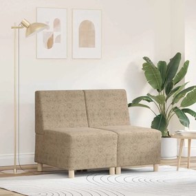 vidaXL Καθίσμα Σαλονιού 2 pcs Ανοιχτό γκρι 55 εκ. Ψεύτικο σουέτ δέρμα