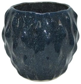 Βάζο Belinda 003-124-110 17x17x15cm Dark Blue Ceramic